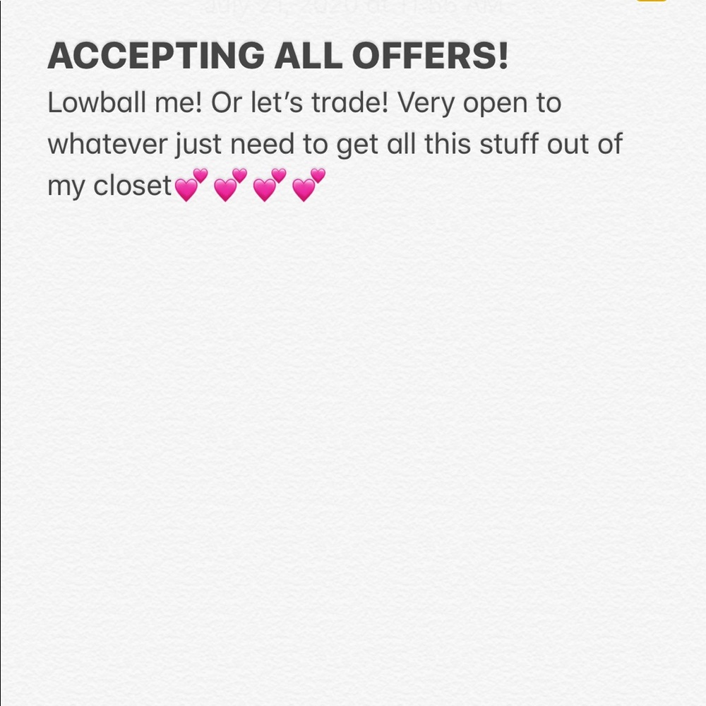 Accepting all offers